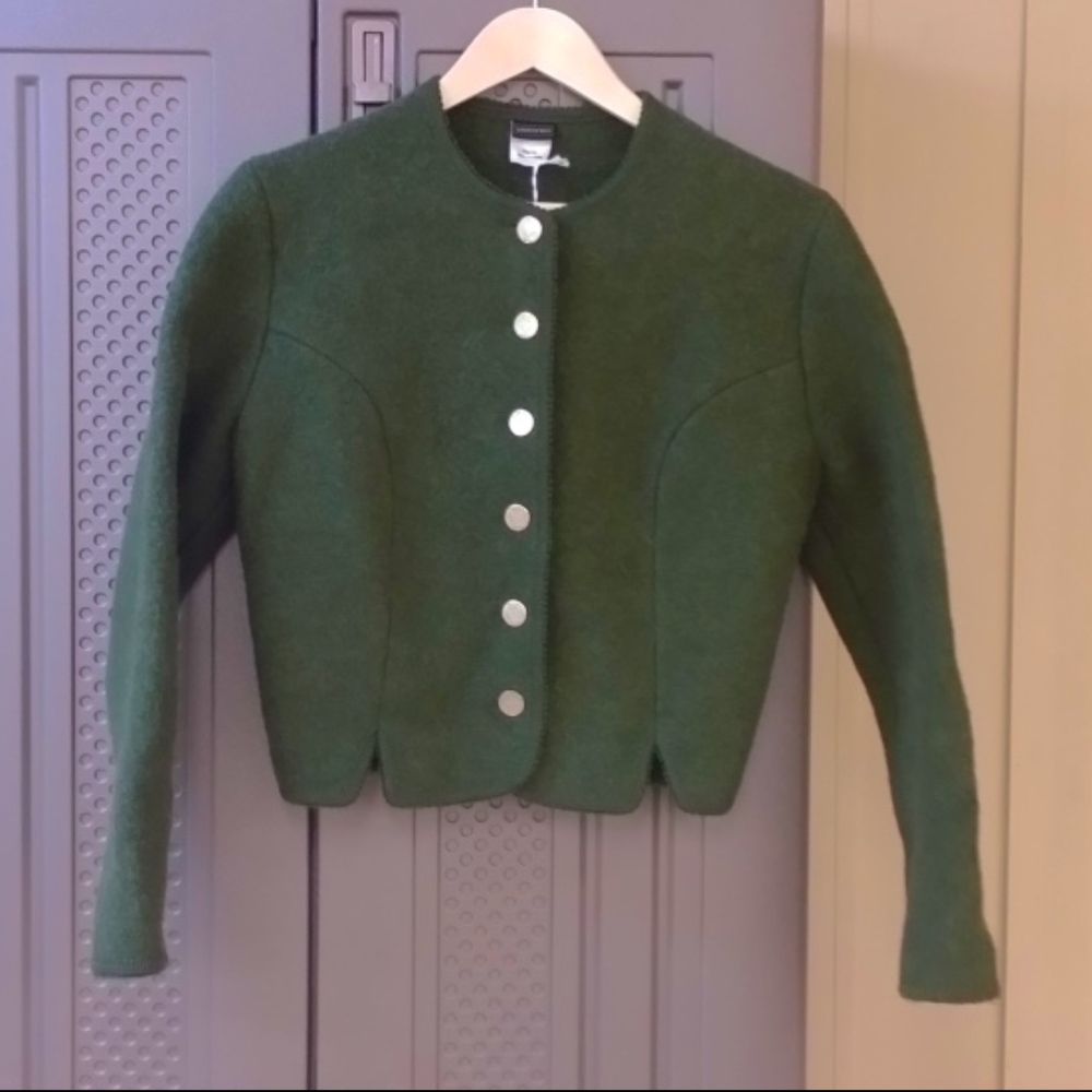 LODENFREY Vtg Nordic Wool Croppd Jkt - Picture 1 of 5